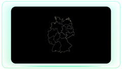 Germany State Outline
