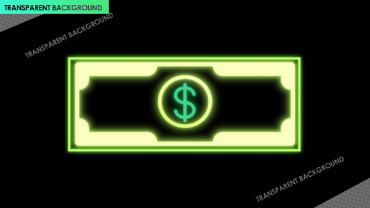 Dollar Note Neon Loop
