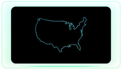 USA Outline Map