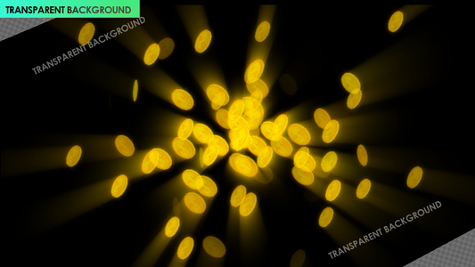 Dollar Coin Burst Celebration with Currency Explosion