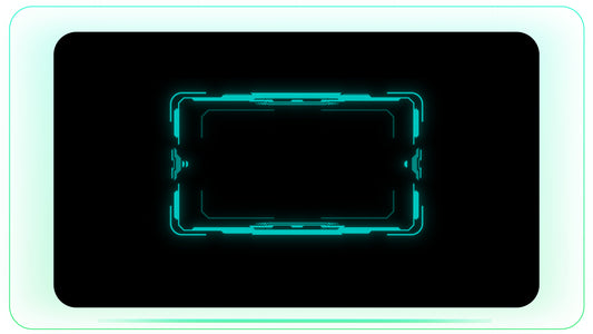 Futuristic Tech HUD Rectangle stock footage visual