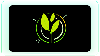 Plant Growth Depicting Green Energy and Organic Growth