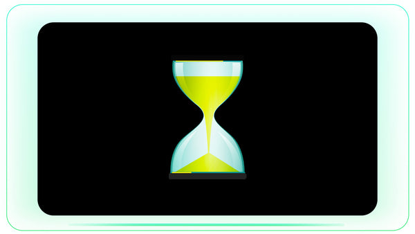 Hourglass Progress Vector