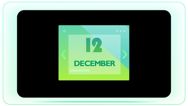 Digital Calendar Months