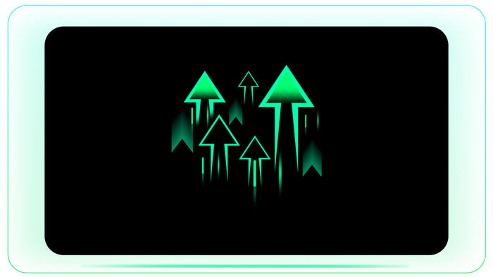 Upward Moving Arrows