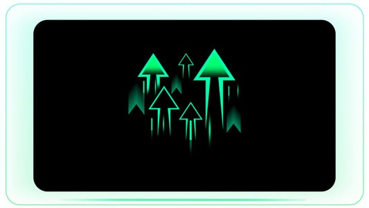 Upward Moving Arrows stock footage visual