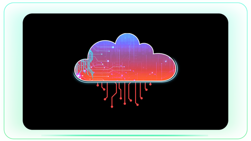 Cloud Storage for Unlimited Data Storage stock footage visual