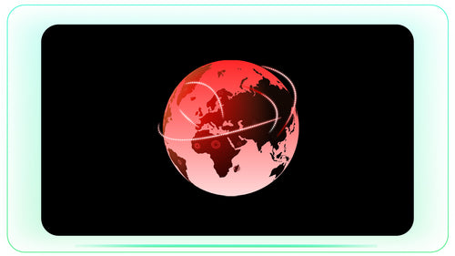 Earth Rotation Globe stock footage visual