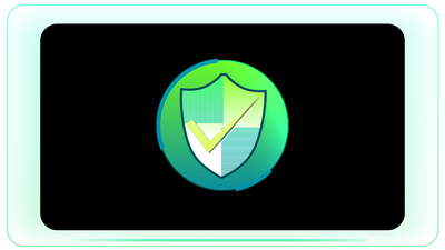 Tech Security Shield Tick for Safety