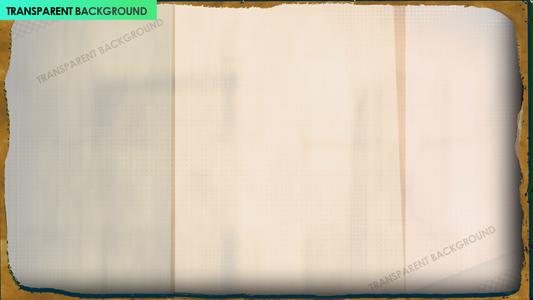 Retro Paper Border Overlay Orange Blue Grunge