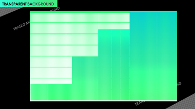 Green Rising Block Type Graph Growth Chart Element