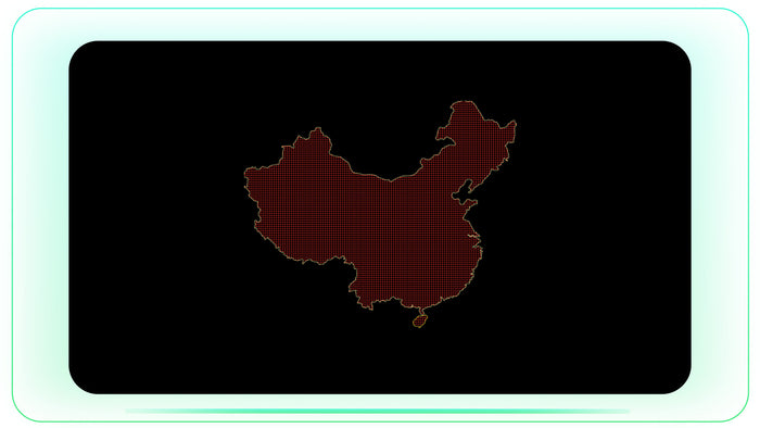 China Dot Texture Map