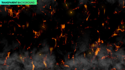 Fire and Smoke Particle Burn Overlay