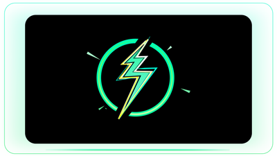 Energy Bolt Triple Spike Bolt with Sparks and Lines