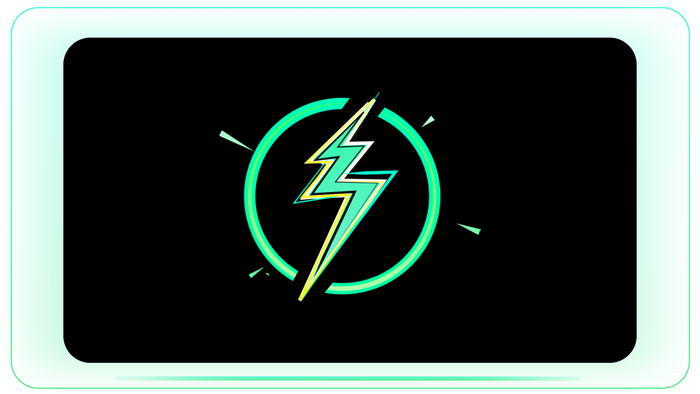 Energy Bolt Triple Spike Bolt with Sparks and Lines stock footage visual