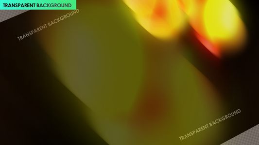 Yellow Light Leaks and Festive Bokeh Lens Overlay