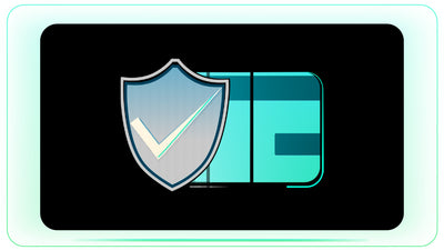 Tech Shield with Tick Animation and Digital Wallet