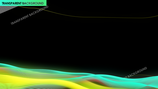 Energy Flow Lines Yellow Blue Glow Net Overlay