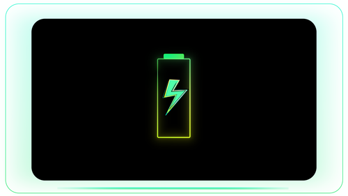 Battery Bolt Animation with Electrifying Lightning stock footage visual