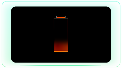 Battery Low Red Gradient