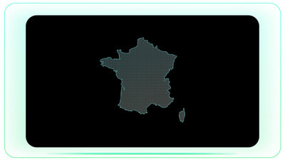 France Dotted Map
