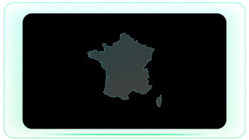 France Dotted Map