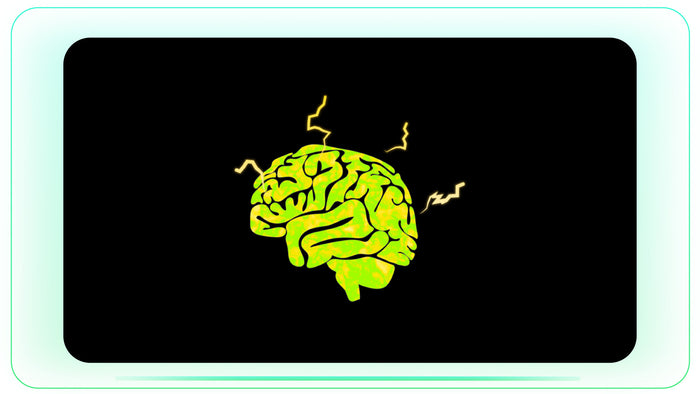 Brain Stress Visual for Health and Fitness stock footage visual