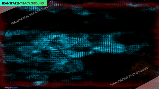 Glitch Horror Dark Blue Red Overlay