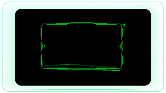 Futuristic HUD Frame stock footage visual