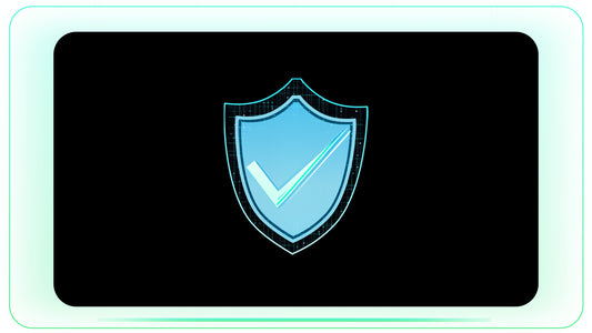 Tech Shield with Tick Mark Animation stock footage visual