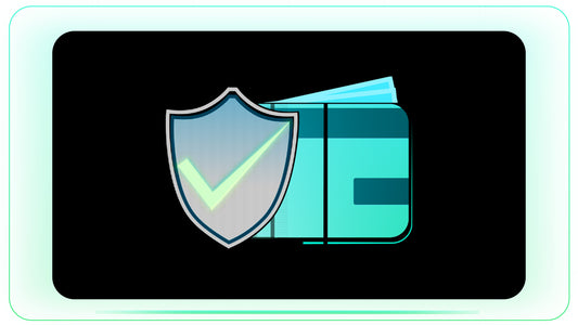 Tech Shield with Digital Wallet and Money Notes stock footage visual