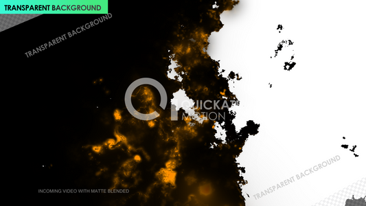 Cinematic Film Burn Effect Matte Transition