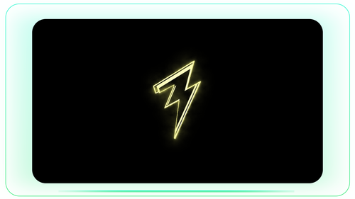 Energy Bolt Outline with Electric Saber Effect stock footage visual