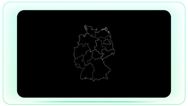 Germany State Outline
