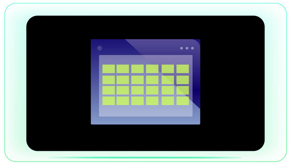One Month Calendar