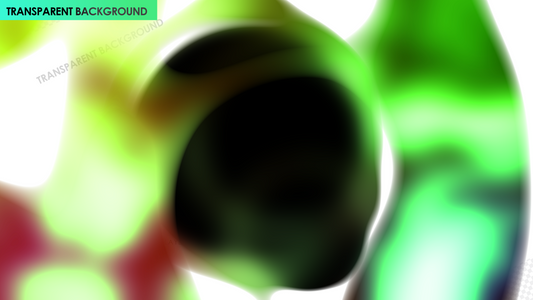 Green Liquid Sphere Flow Effect Matte Transition