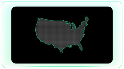 USA Dotted Map