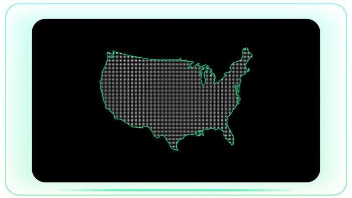 USA Dotted Map