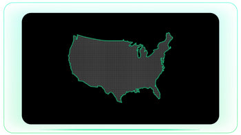 USA Dotted Map