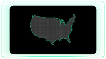 USA Dotted Map