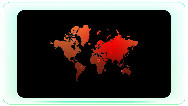 World Map Crisis Alert