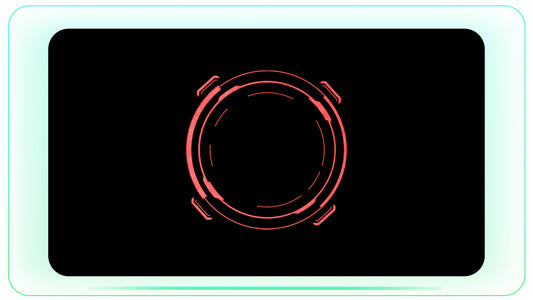Futuristic Tech HUD Circle stock footage visual