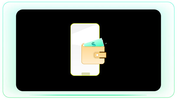 Mobile Wallet with Dollar Note