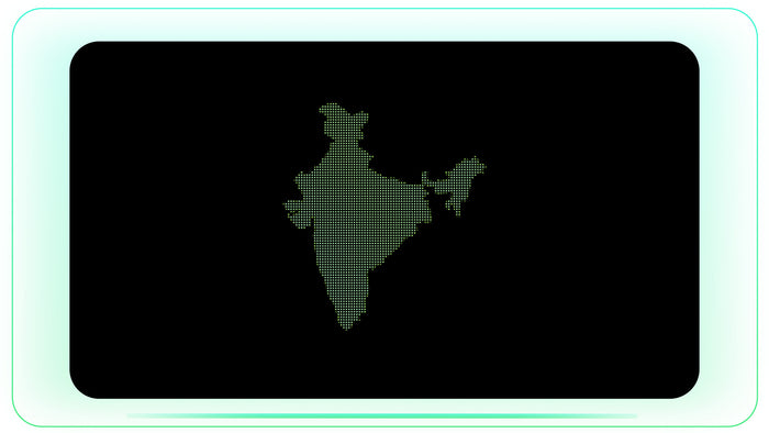 India Map Dot Texture