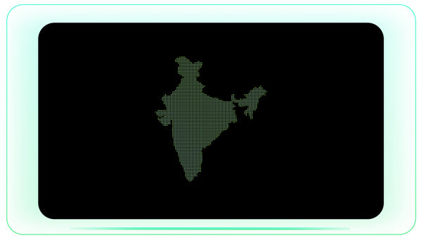 India Map Dot Texture