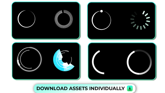 Buffer Circle Animations for Tech Explainers: Loading and Buffer Elements