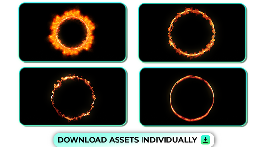 Fire Ring Elemental FX with Dynamic Heat and Molten Flame Effects