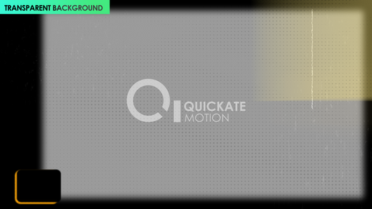 Retro Vintage Flicker Orange Overlay