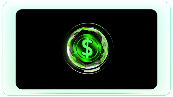 Neon Dollar Coin Reveal in Globe Depicting Global Currency Influence