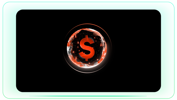 USD Decline with Downward Arrows Animation
